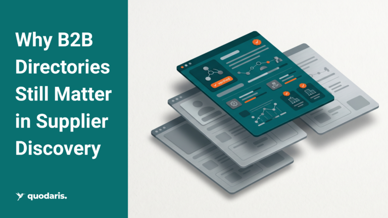 Why B2B Directories Still Matter in Supplier Discovery